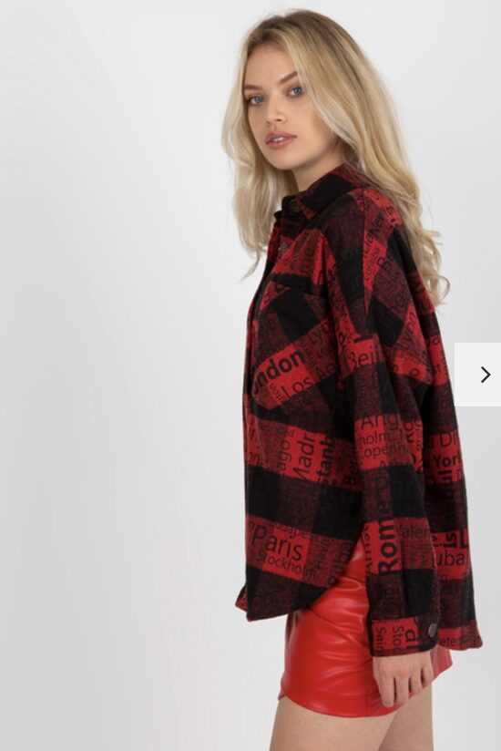 Rūtains sarkanais krekls