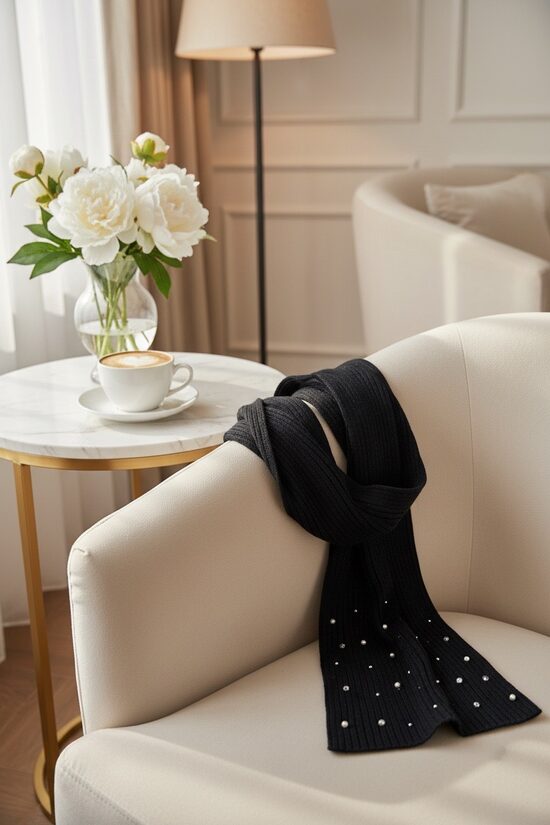 Šalle ar pērlītēm