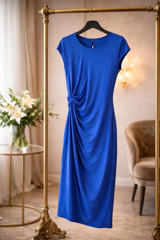 Spilgta satina kleita