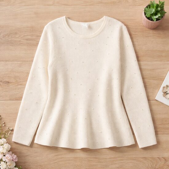 Džemperis ar pērlītēm