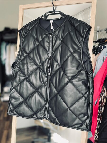 Veste (eko āda) L